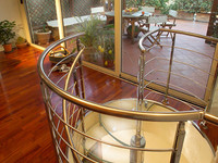 45 S/Steel & Glass Spiral 06 Marretti Stairs Brisbane